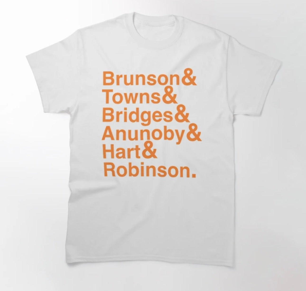 New York Knicks Brunson Town Hart Shirt